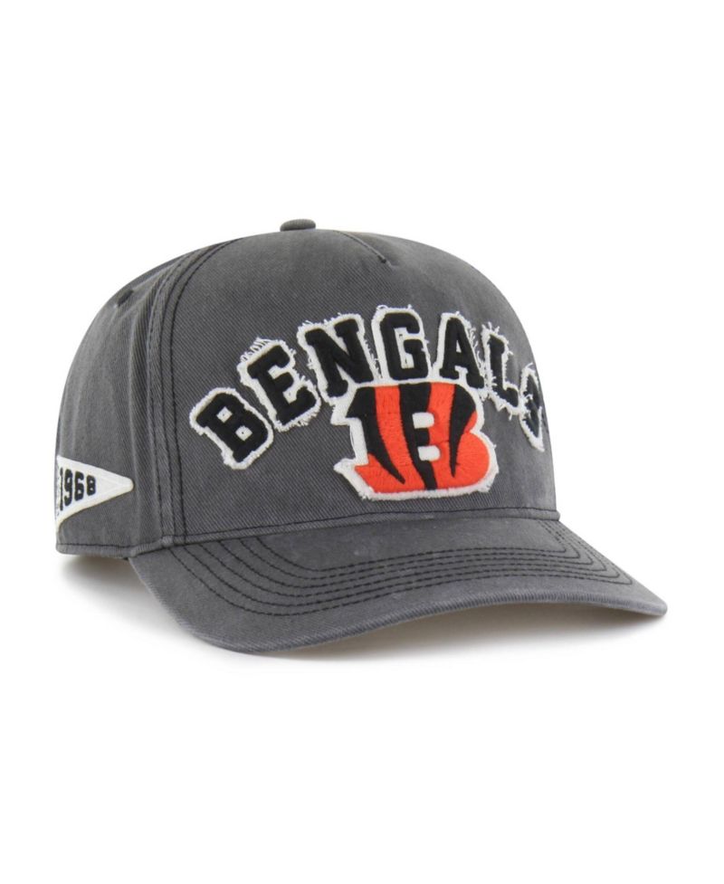 Men's Charcoal Cincinnati Bengals Calderwood Well Worn Hitch Adjustable Hat