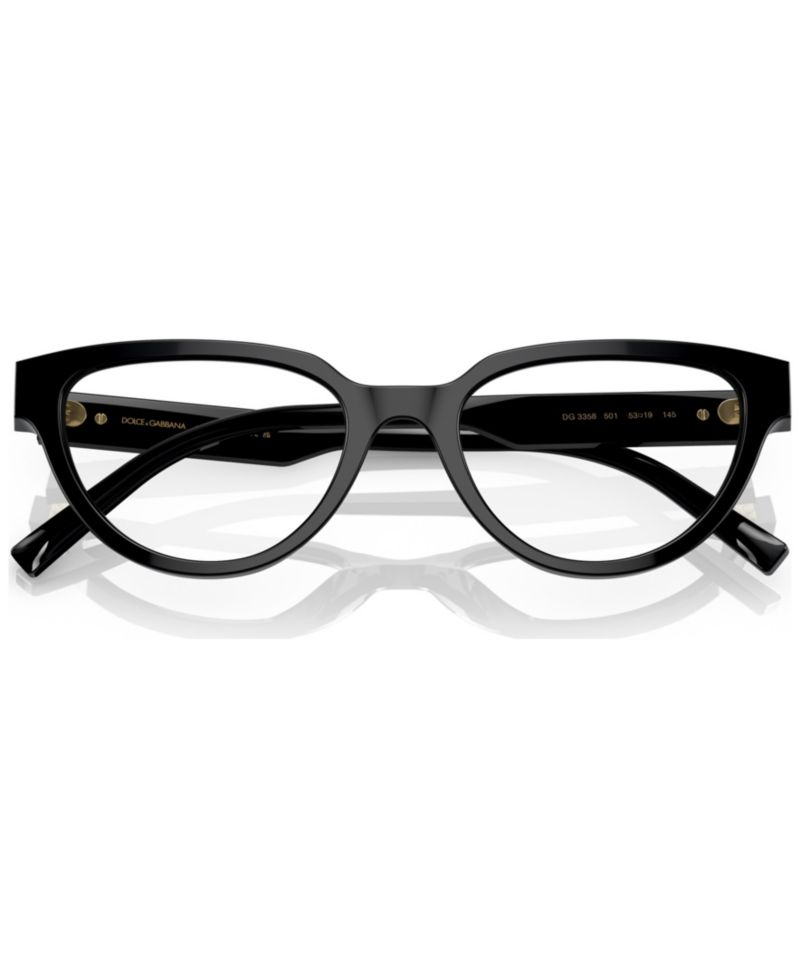 Woman Cat Eye Plastic DG3358 Eyeglasses