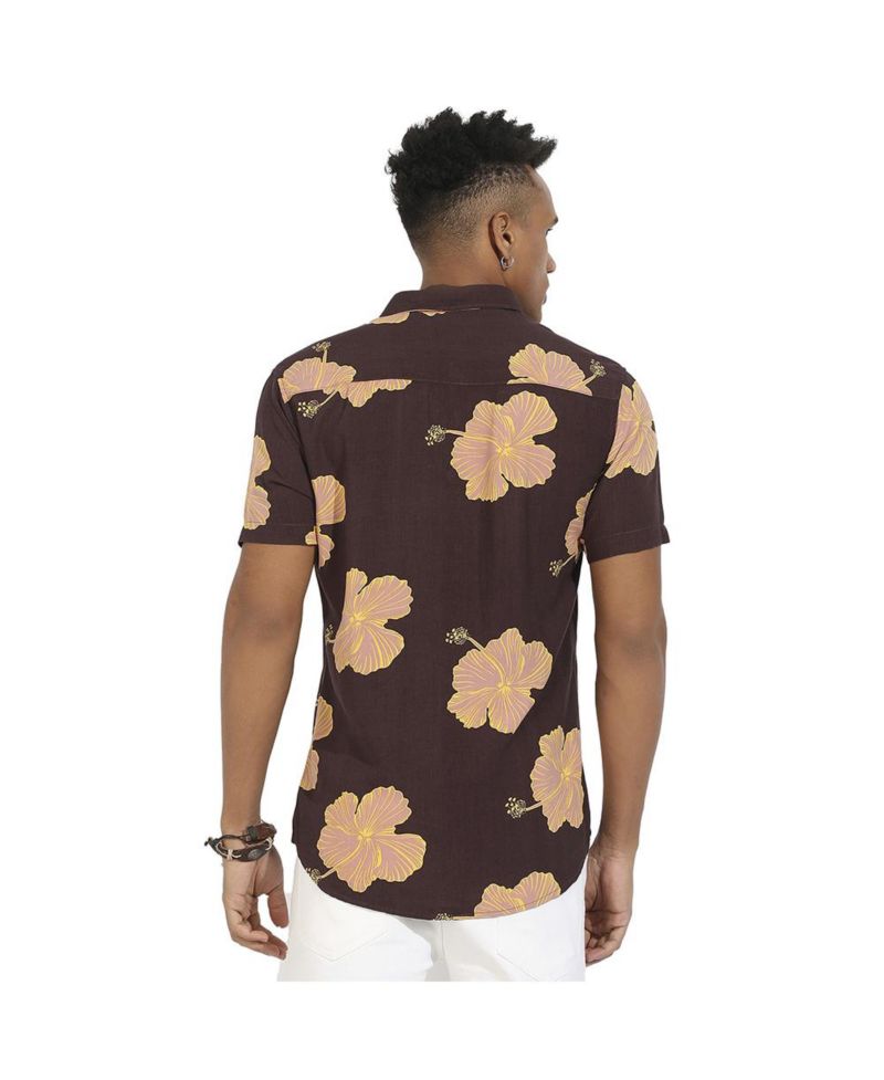 Men's Hibiscus Print Shirt
