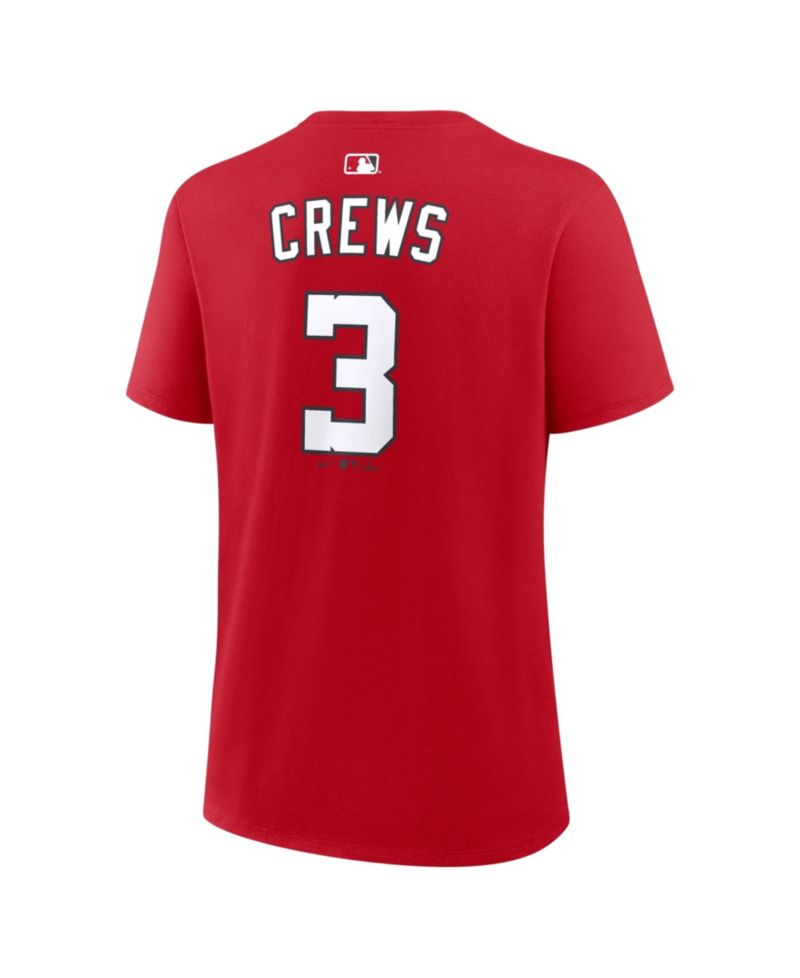 Women's Dylan Crews Red Washington Nationals Name & Number T-Shirt