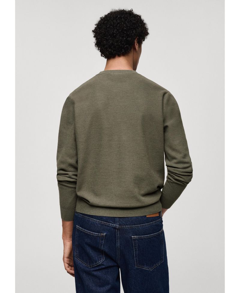 Men's Fine-Knit Cotton Sweater