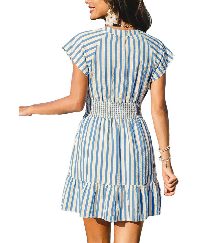 Women's Azalea Striped Mini Beach Dress