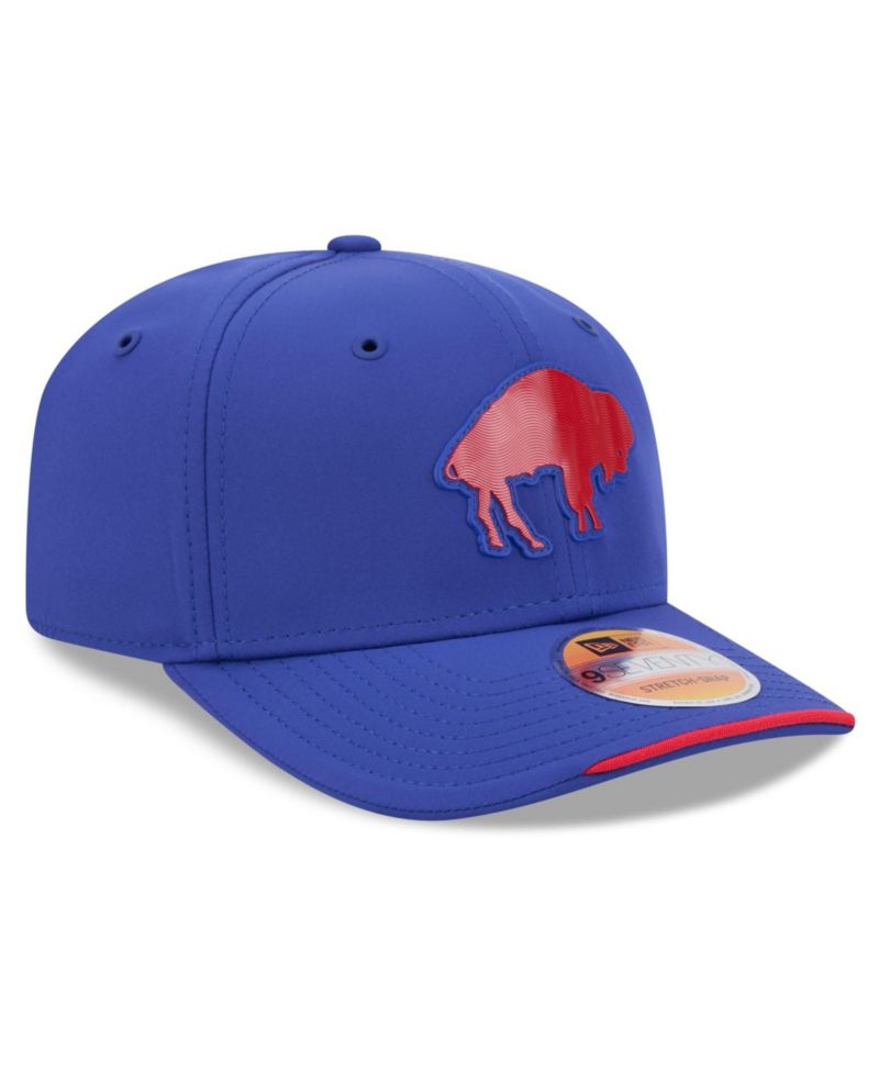 Men's Royal Buffalo Bills 2026 Sideline Throwback 9SEVENTY Adjustable Hat