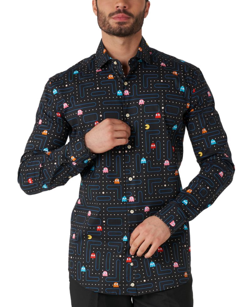Men's Printed Theme Party Shirts For Men