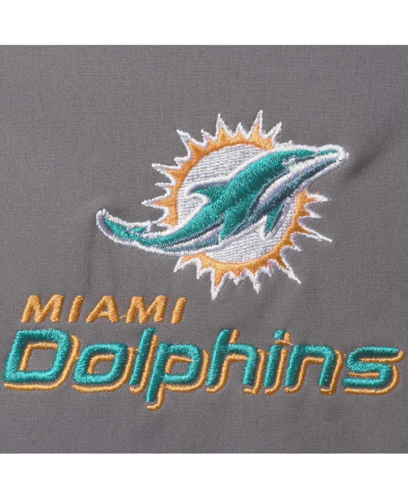 Men's Charcoal Miami Dolphins Sonoma Softshell Full-Zip Jacket