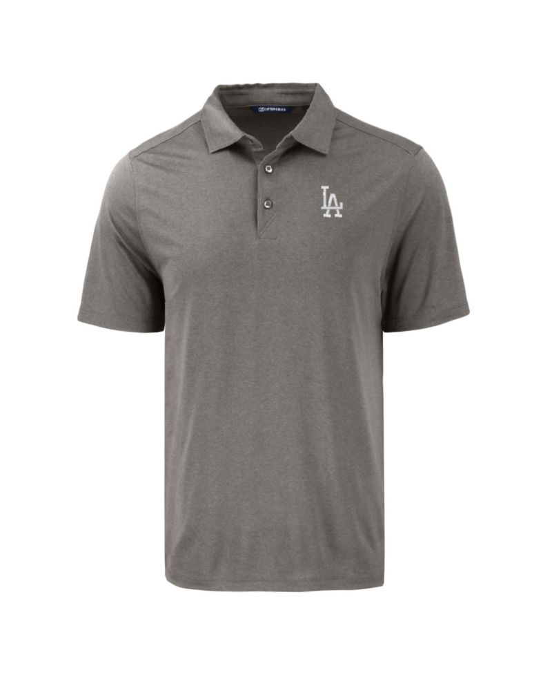 Men's Gray Los Angeles Dodgers Coastline Epic Comfort Eco Recycled Polo