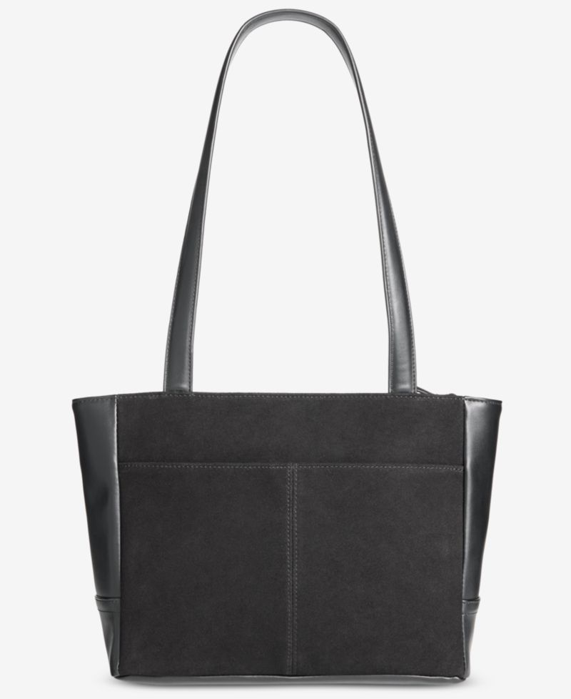 Nappa Suede Combo Tulip Tote