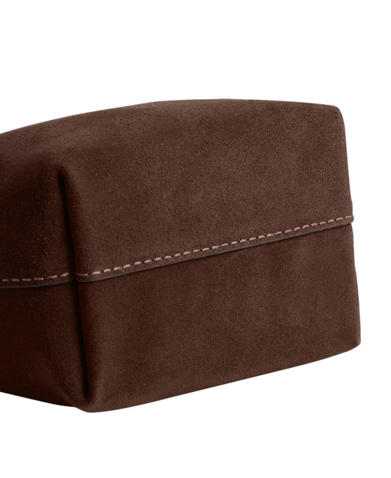 Jade Small Suede Drawstring Bag