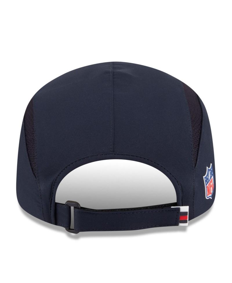 Men's Navy Houston Texans 2025 Sideline Runner Adjustable Hat