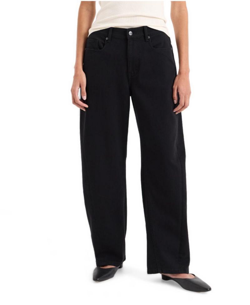 Women's Twill Barrel-Leg Pant