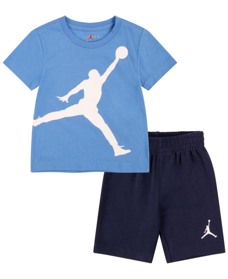 Boys' 2T-7 Jumbo Jumpman T-Shirt and Shorts, 2-Piece Set