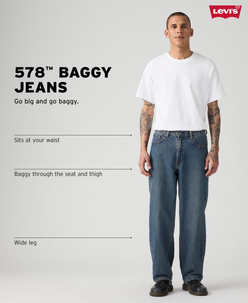 Premium Men's 578 Baggy Jeans