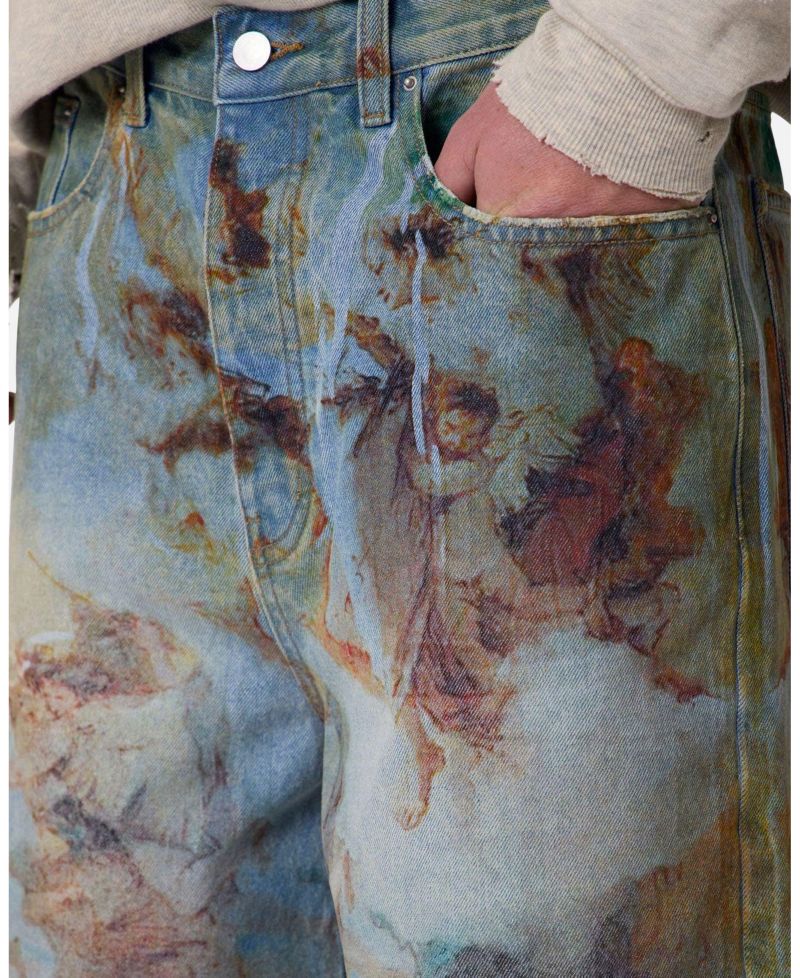 Men's Ultra Baggy Angel Denim Shorts