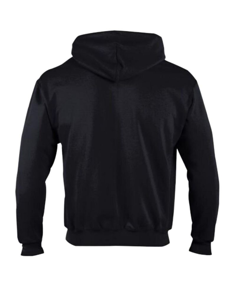 Men's Black San Francisco 49ers Powerblend Fleece Full-Zip Hoodie