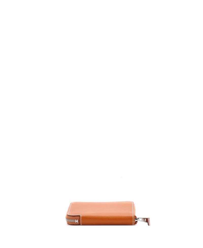 Compact Zipengo Chaine d'Ancre Card Holder Leather