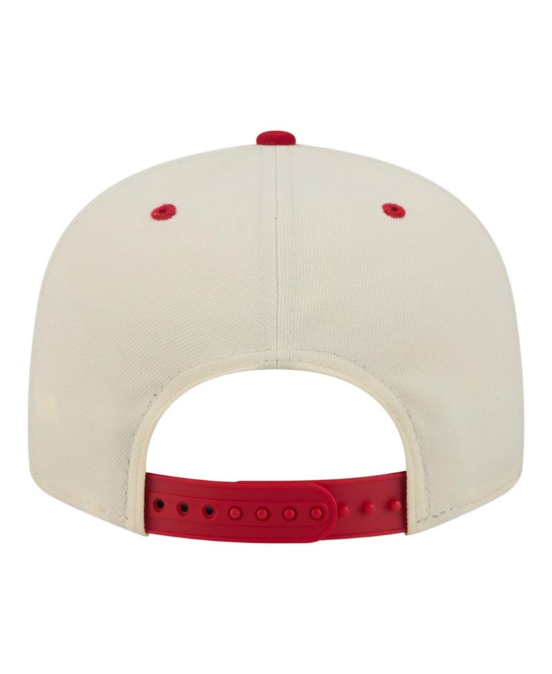 Men's Cream St. Louis Cardinals Oversized Slogan 9FIFTY Snapback Hat