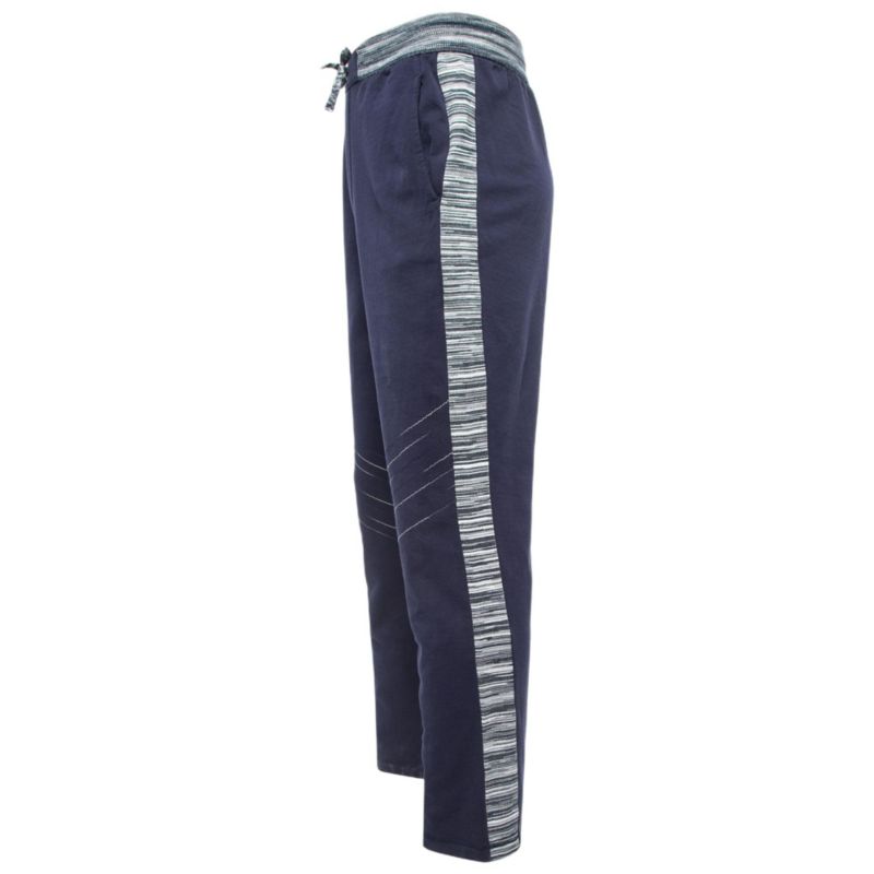 Women's Navy Blue Cotton Drawstring Lounge Pants