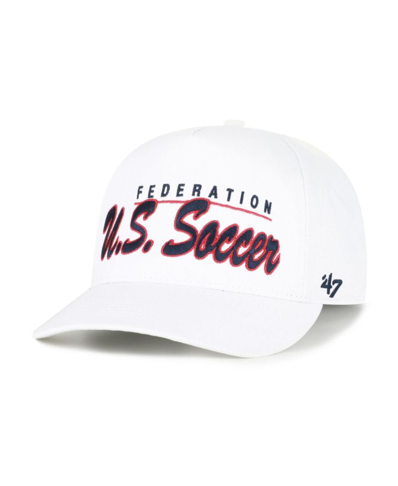 Men's White U.S. Soccer Brushmark Hitch Adjustable Hat