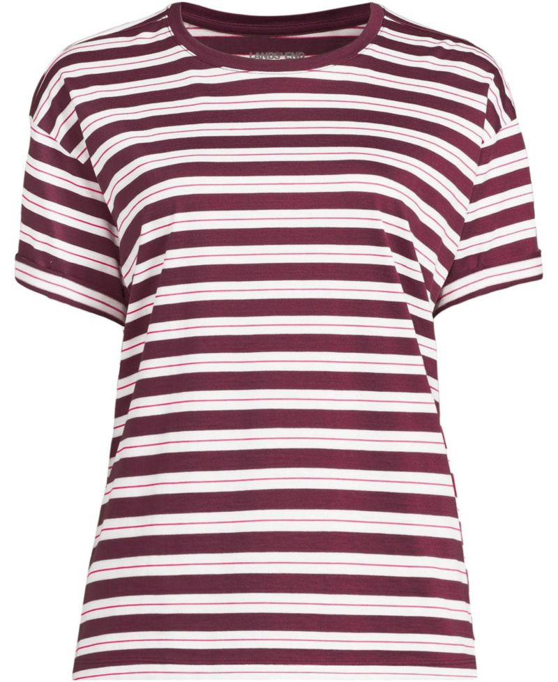 Women's Oversized Supima Short Sleeve Crew Neck T-Shirt