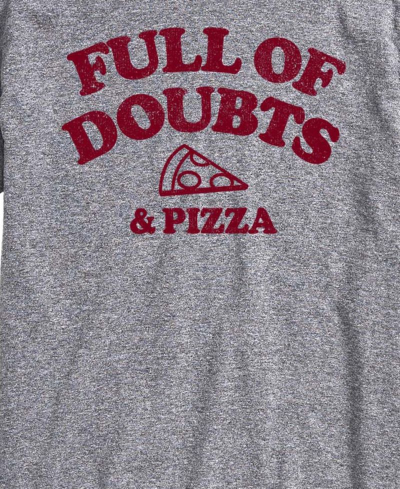 Men's Full Of Doubts And Pizza Short-Sleeve Graphic T-Shirt