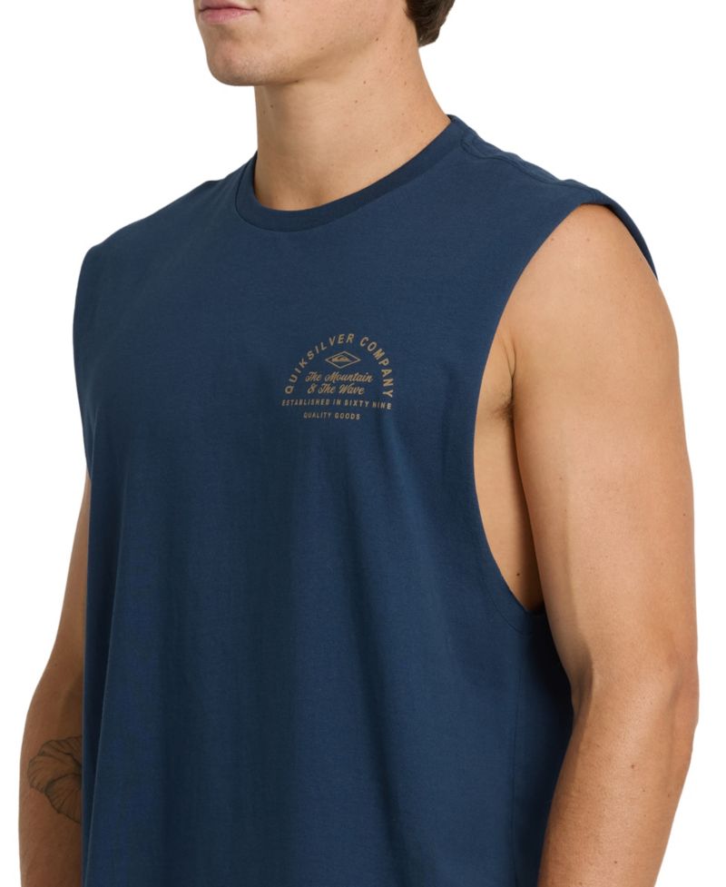 Men's Oversized Crewneck Muscle Tank Top