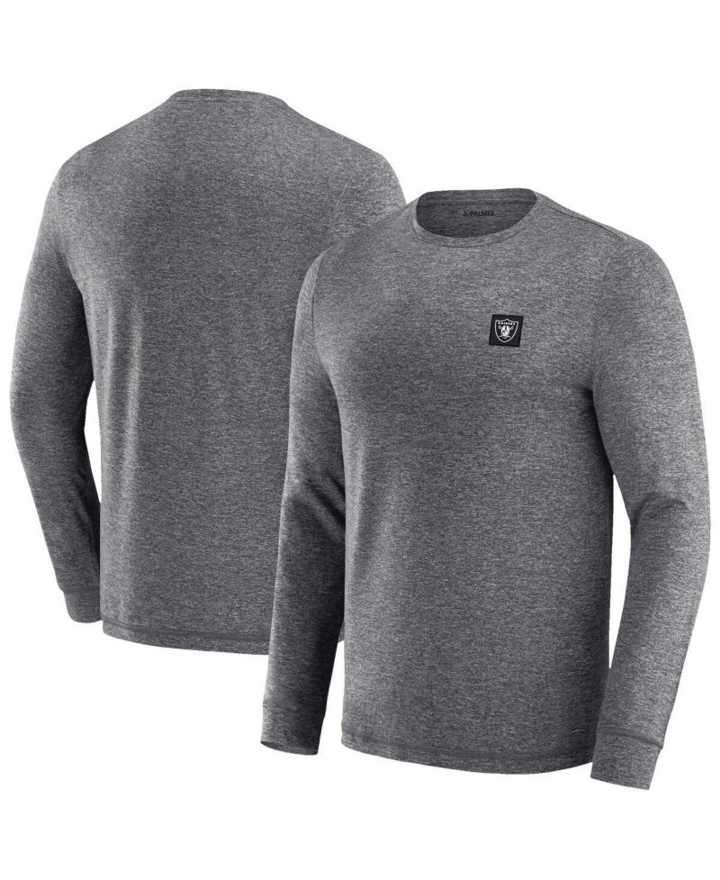 Men's Black Las Vegas Raiders Four Down Long Sleeve T-Shirt