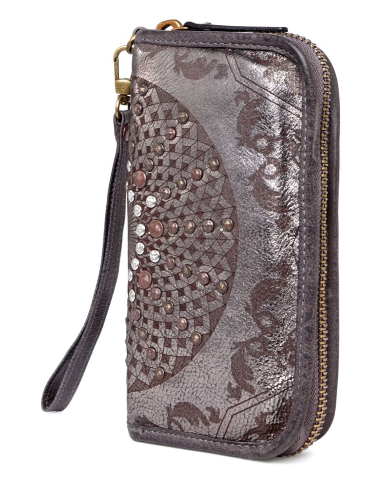 Mola Leather Clutch