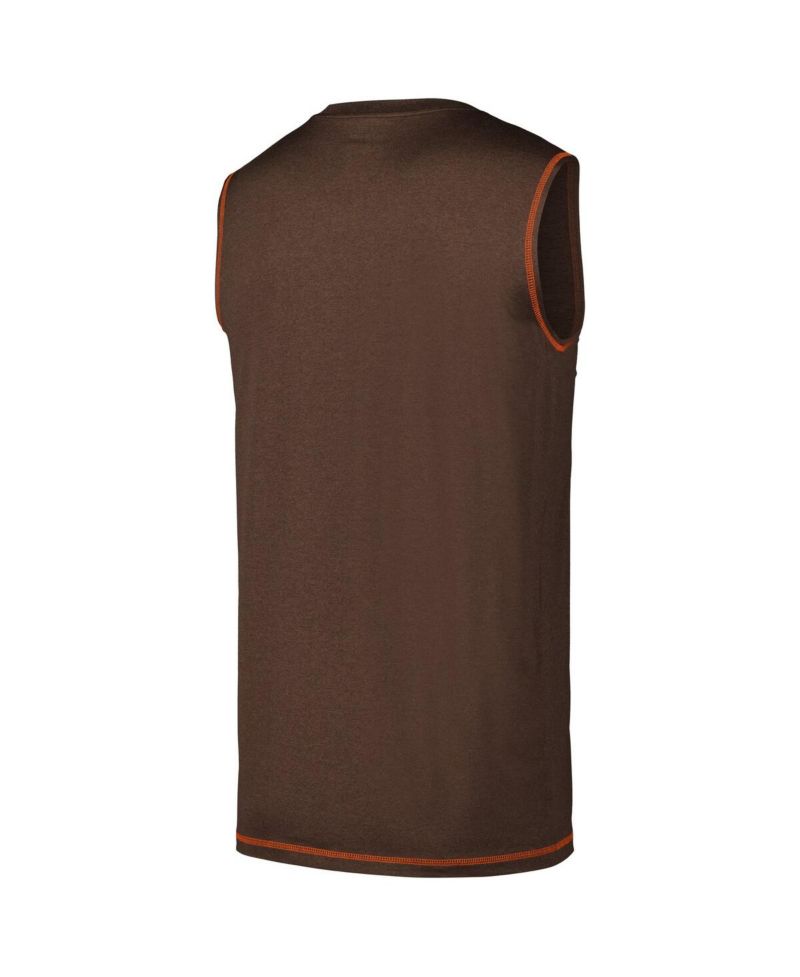 Men's Brown Cleveland Browns Tank Top