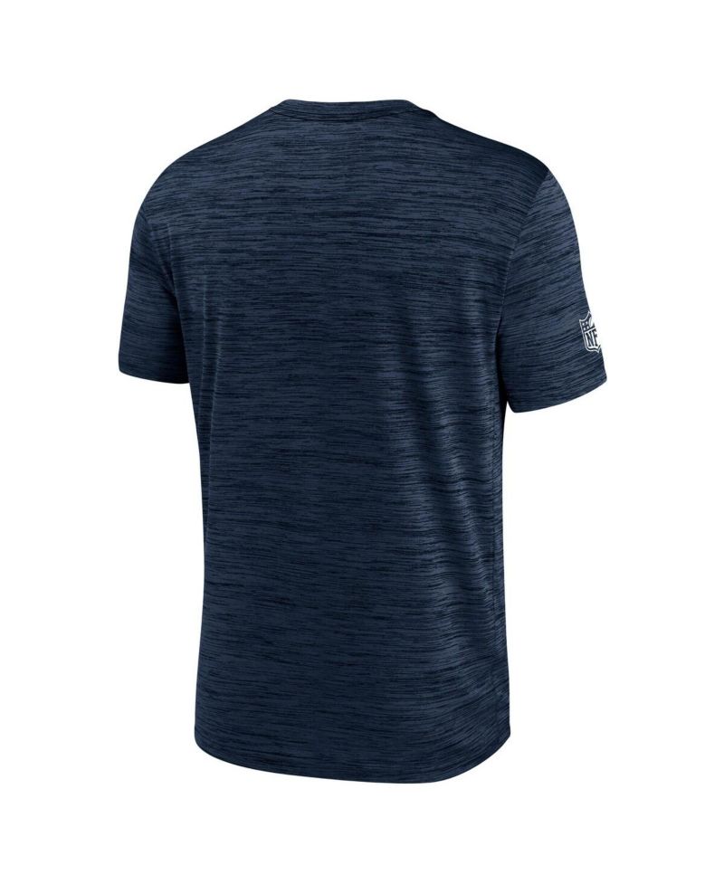Men's Navy Dallas Cowboys Big & Tall Sideline Velocity Performance T-Shirt
