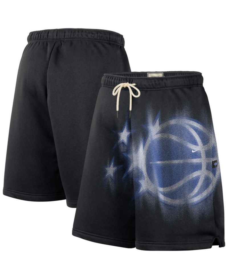 Men's Black Orlando Magic 2026 Standard Issue Practice Icon Fleece Shorts