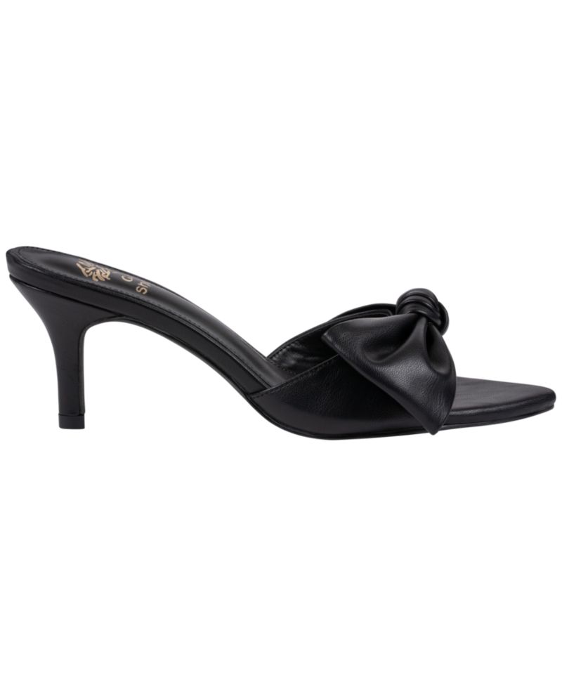 Women's Carmen Bow-Detail Slip-On Heeled Sandals