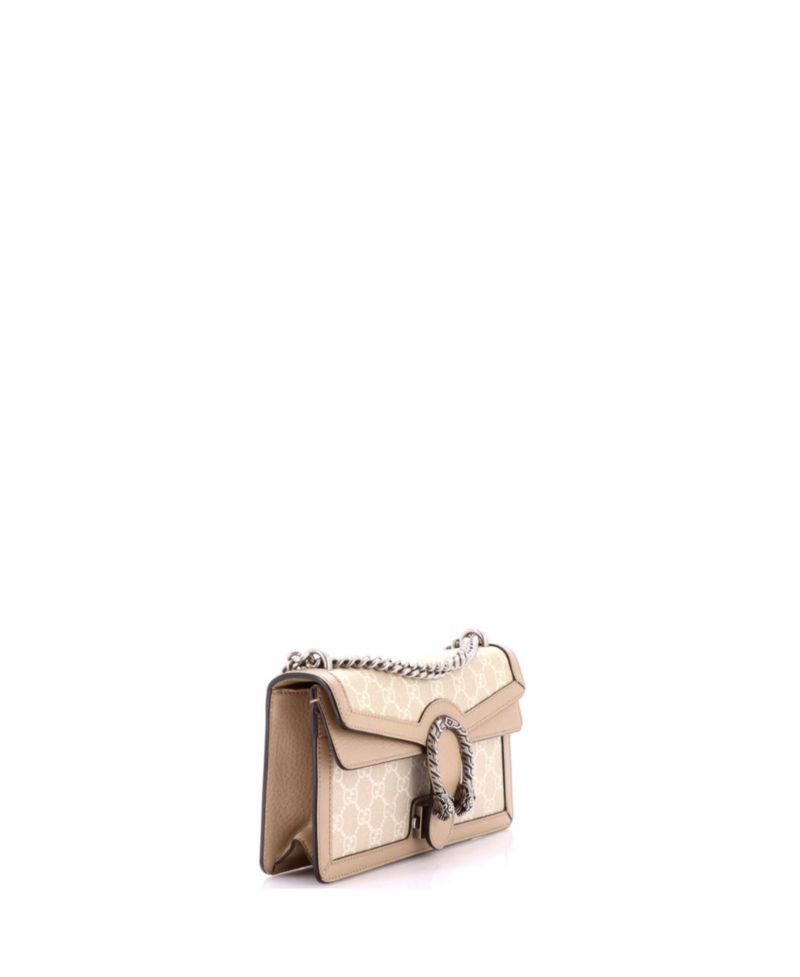 Small Dionysus Bag GG Coated Canvas with Leather