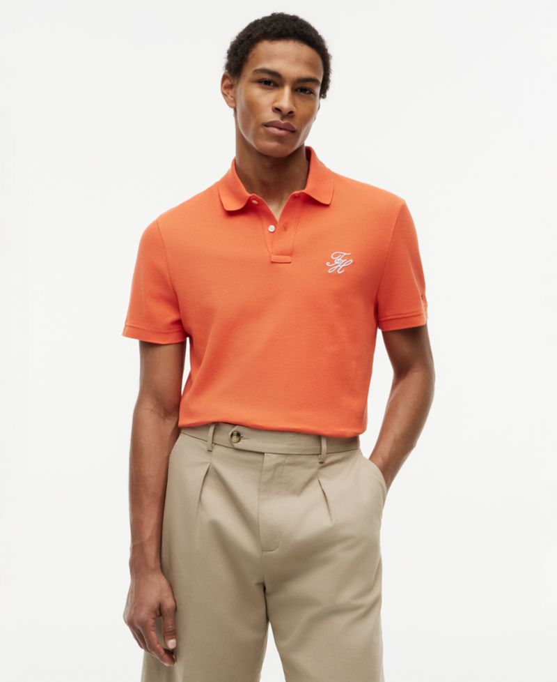 Men's Classic-Fit Embroidered Script Logo Polo Shirt