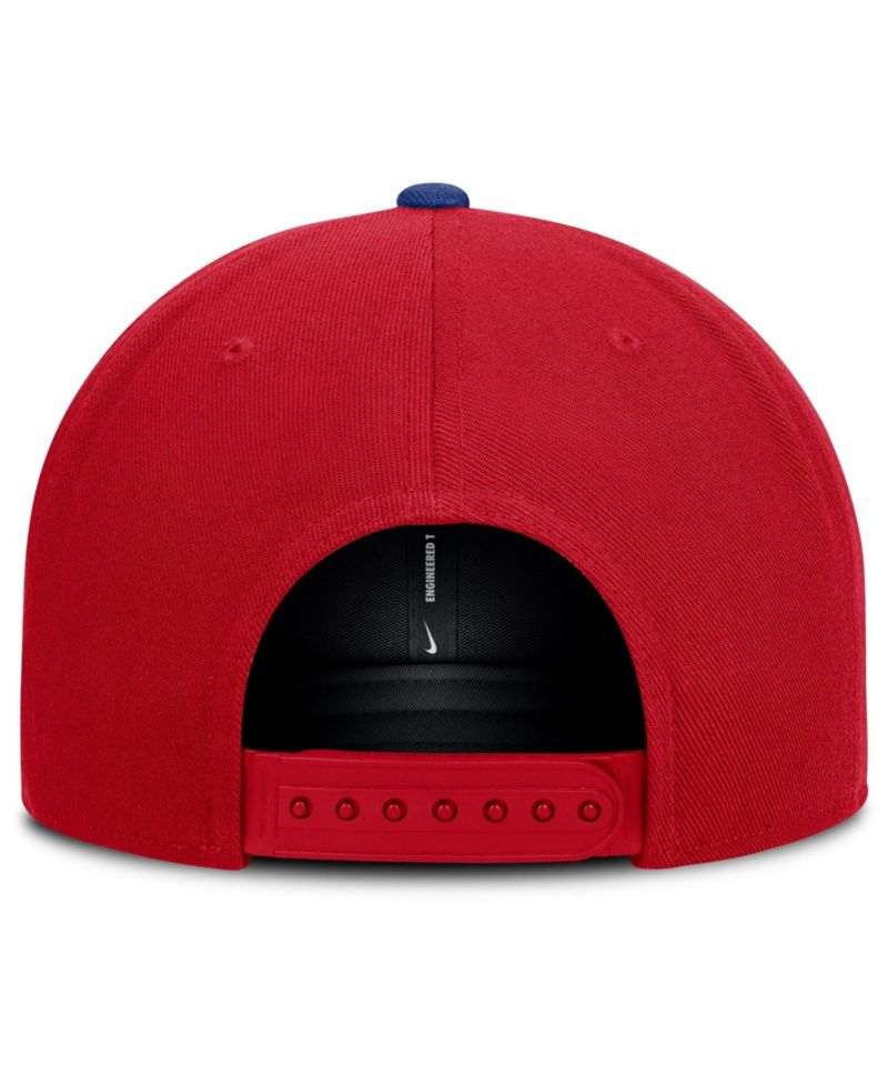 Men's Red/Royal Philadelphia Phillies Primetime Pro Dri-FIT Snapback Hat