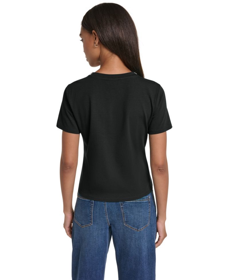 Women's Front Bow Crewneck T-Shirt