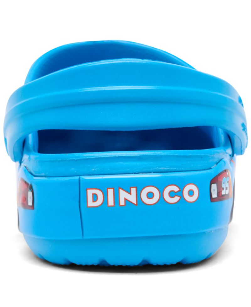 Toddler Boys' Dinoco Lightning McQueen Crocband Customizable with Jibbitz Charms Clogs from Finish Line