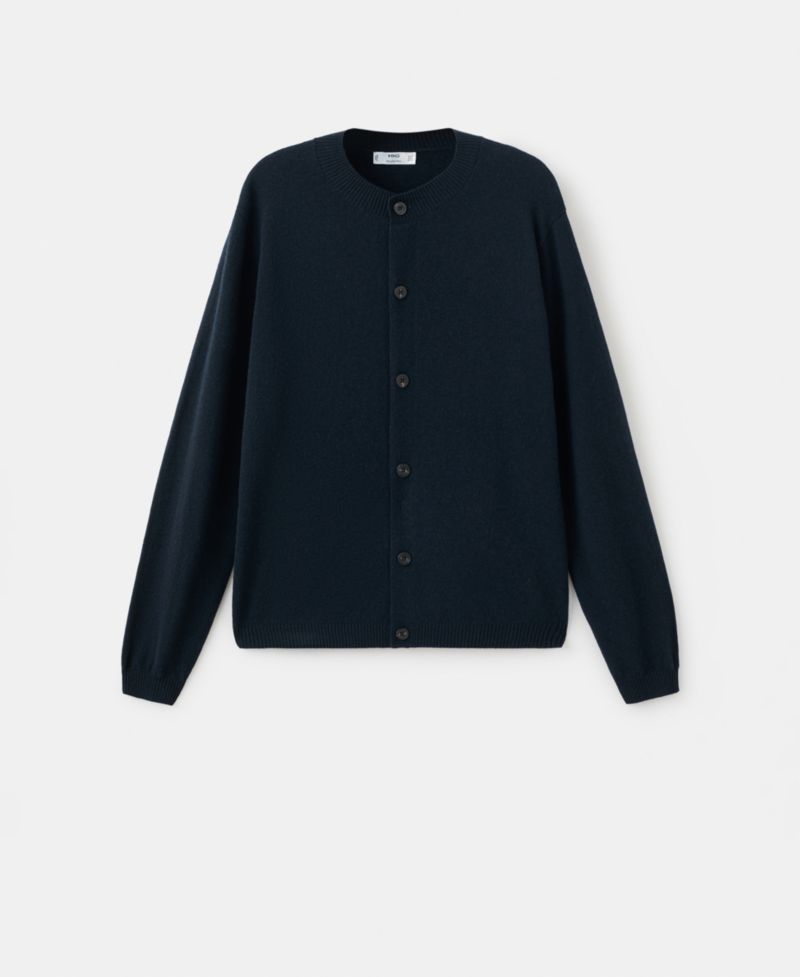 Men's Extra-Fine Wool Buttons Cardigan Sweater