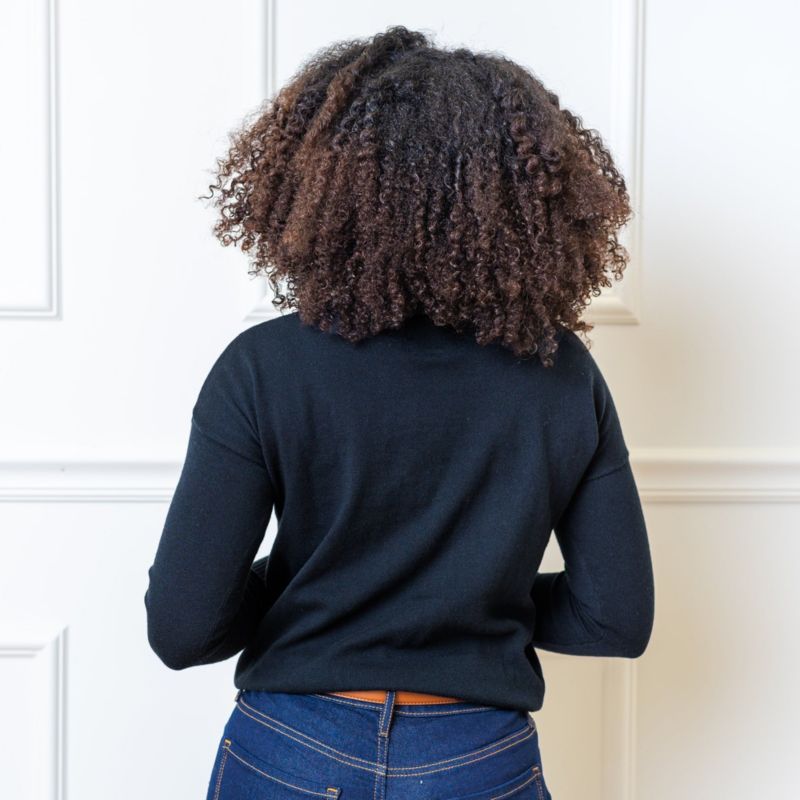 Women's Hope and Henry Long Sleeve Funnel Neck Sweater