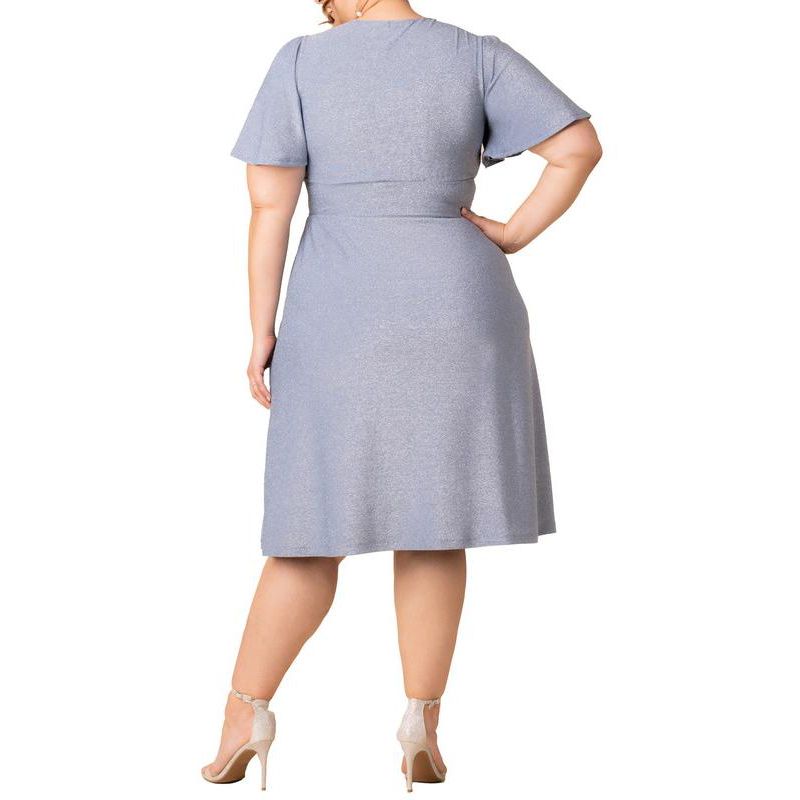 Plus Size Crystal Cove Cocktail Dress with Pockets
