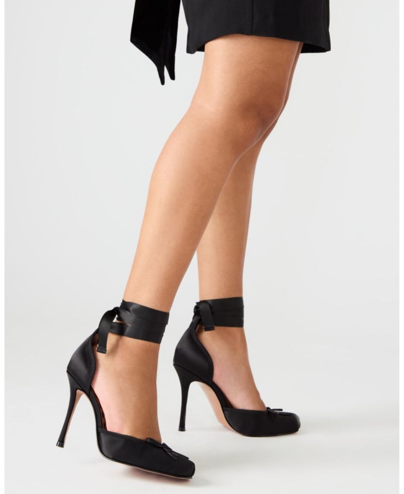 Women's Larina Lace-Up High Heel Ballet Pumps