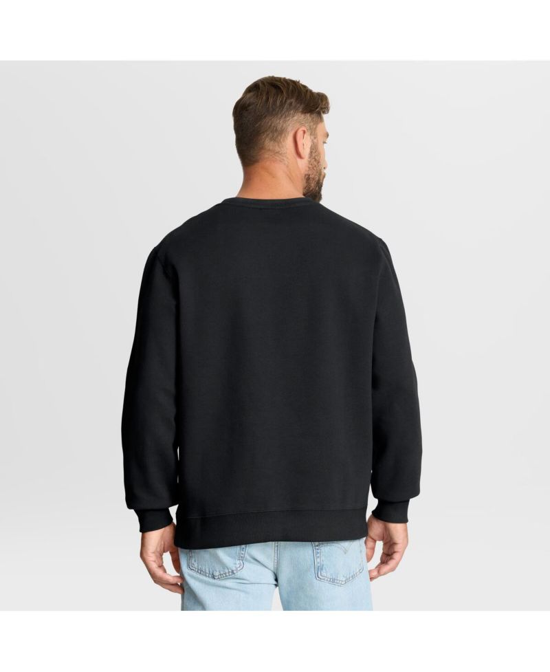 Men's Black Jacksonville Jaguars Powerful Throw Legacy Pullover Sweatshirt