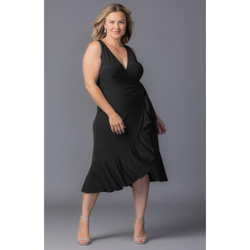 Plus Size Laguna Sleeveless Wrap Women's Dress