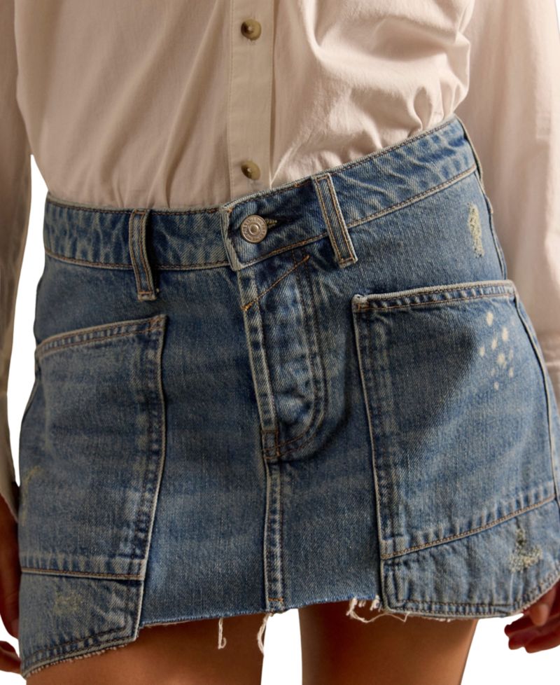 Women's We The Free Mini Denim Skirt