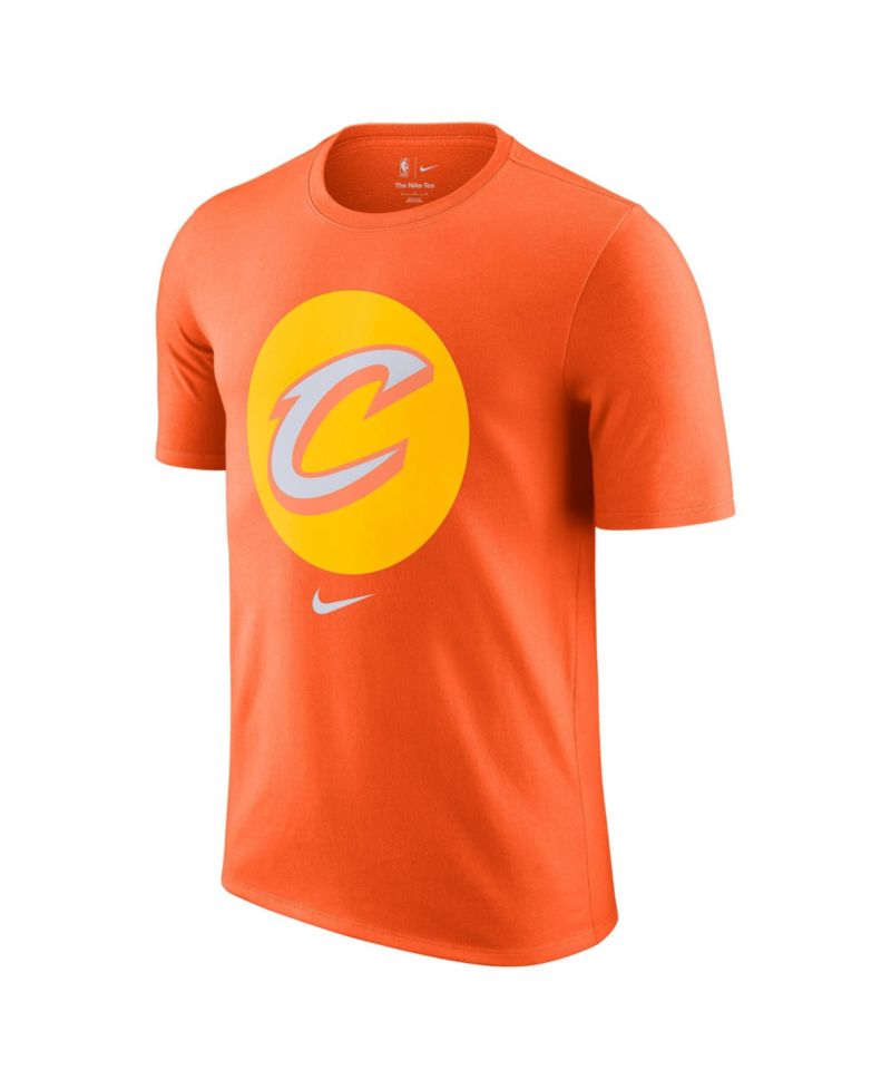 Men's Orange Cleveland Cavaliers 2025/26 City Edition Remix Essential Logo T-Shirt