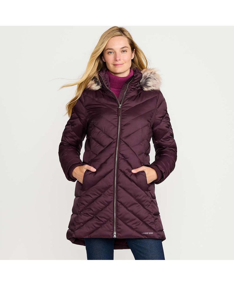 Plus Size FeatherFree Cozy Fleece Lined Winter Coat