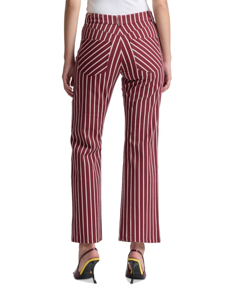 Women's Striped Bootcut Jeans