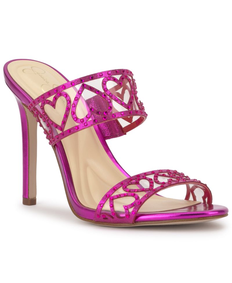 Women's Jovara Double Heart Band Stiletto Dress Sandals