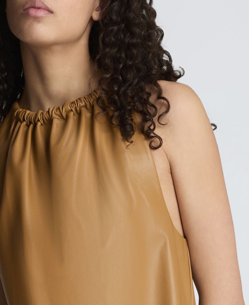 Women's Gathered Halter Neck Mini Dress