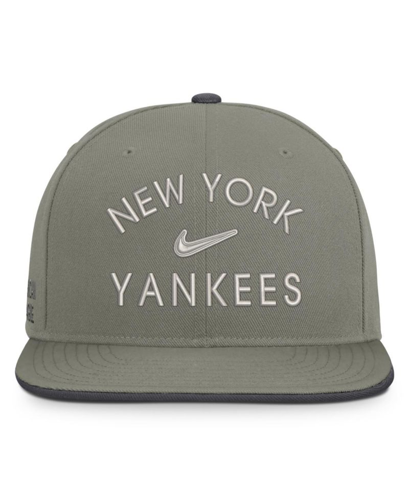 Men's Olive New York Yankees Pro Dri-FIT Snapback Hat