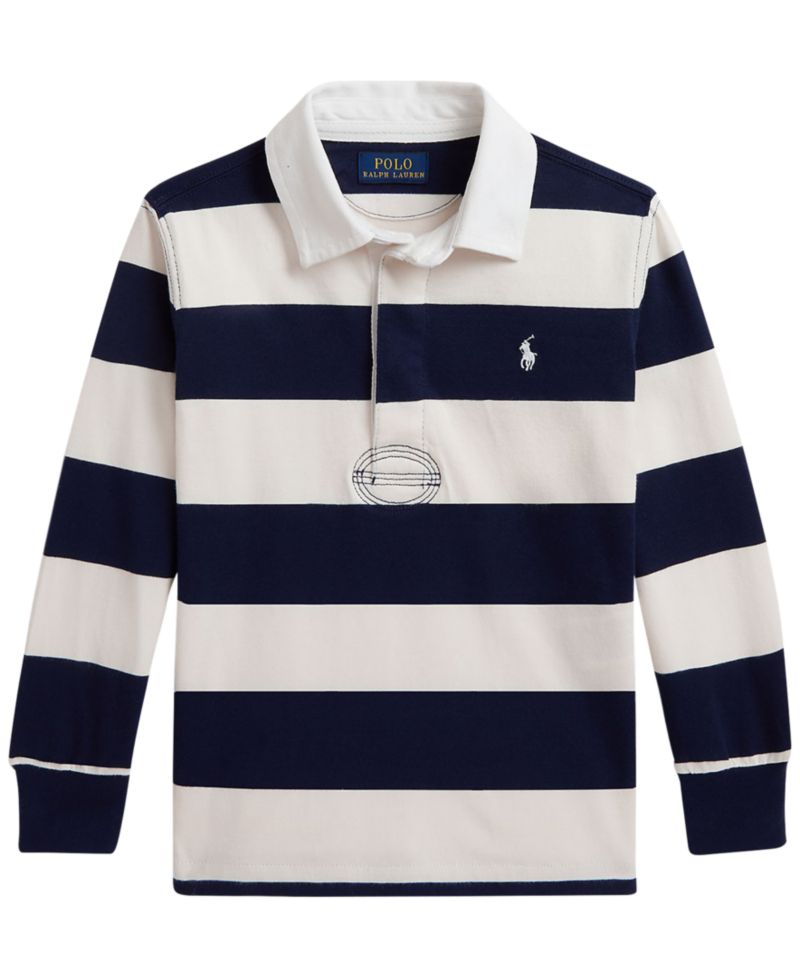 Boys' 2T-7 Iconic Long-Sleeve Rugby Shirt